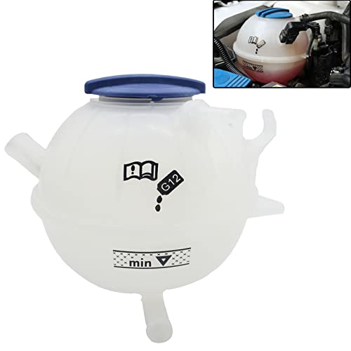 ZZCSZ 603-253 1K0121407A Front Engine Coolant Reservoir Tank with Cap Compatible with 2006-2019 Audi...