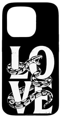�{�[���p�C�\�� �T���O���X���D�� ঒��� �w�r Ball Python Snake Owner Love �X�}�z�P�[�X iPhone 15 Pro �p
