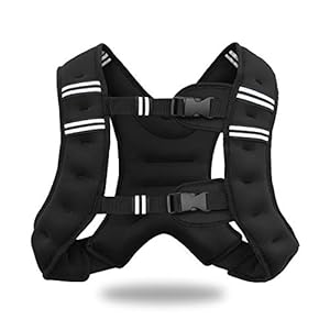 VIVITORY Weighted Vest Workout Equipment, 11lbs/18lbs Body Weight Vest for Men, Women, Strength Training, Running, Fitness, Muscle Building, Weight Loss, Weight lifting