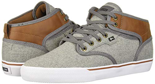 Image of Globe Men's Motley Mid Shoe, Grey Knit /Toffee, 12 Medium US