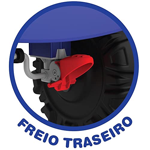 Superjipe Reclinável Passeio e Pedal Azul -... glide