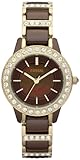 Fossil Jesse Ceramic Watch - Brown with Gold-Tone