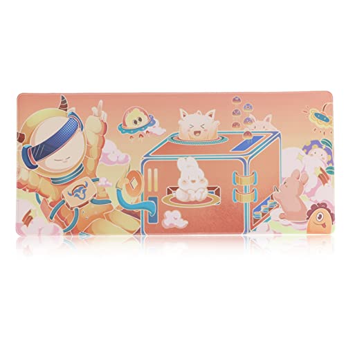Tapis de souris de jeu grand tapis de souris de jeu unique base en caoutchouc antidérapant tapis de clavier coloré clavier de jeu tapis de souris pour ordinateur portable PC joueurs bureau bureau 35x1 Cover