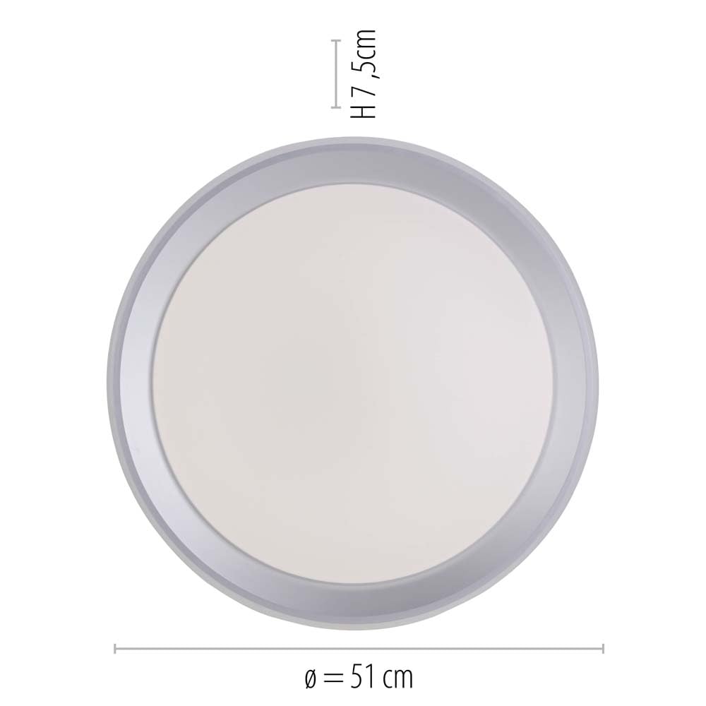 JUST LIGHT. LED Deckenleuchte Smarthome TUYA Dimmer Fernbedienung 51cm | Dimmer, Fernbedienung, Wohnzimmerlampe