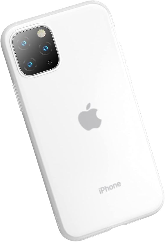 Baseus Liquid Silica Gel, iPhone 11 Pro Max Cep Telefonu Kılıfı, Beyaz