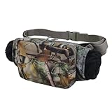 Hunting Fanny Pack with Handwarmer Pouch, Hunting Camo Waist Pack Hand Muff, Winter Cold Hunting Gear, Hand Warming Muff Waist Pack for Outdoor Camping Hiking Fishing