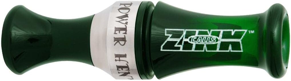 Calls Power Hen 2 (PH-2) Polycarbonate Double Reed Durable Hunting Waterfowl Duck Game Call, Mallard Green