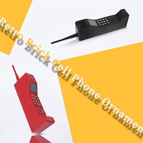 Décoration de téléphone portable rétro en brique pour accessoiriser une fête - 5