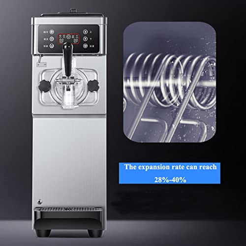 HYQNG Kommerzielle Eismaschine, 1200 W Professionelle Eismaschine, Schnelles Einfrieren Mit Einem klick Und Automatische… – Bild 6