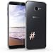 Produktbild kwmobile Samsung Galaxy J4+ / J4 Plus DUOS Hülle - Handyhülle für Samsung Galaxy J4+ / J4 Plus DUOS - Handy Case in Hashtag einzeln Design Rosegold Transparent