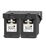 Hohe Seitenleistung: 302XL-Druckerpatronen Schwarz 2er-Set , bis zu 600 Seiten pro 302XL-Patrone in Schwarz (basierend auf 5% Deckung).