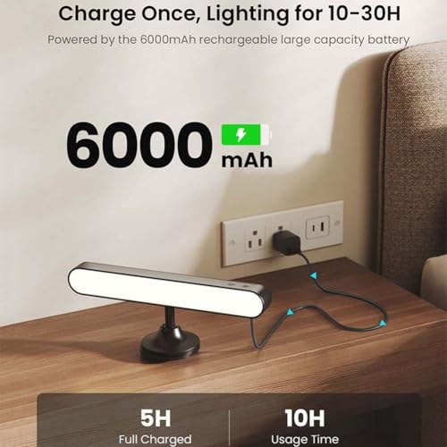 Lámparas de pared LED con interruptor y control remoto apliques interiores de 360° 6