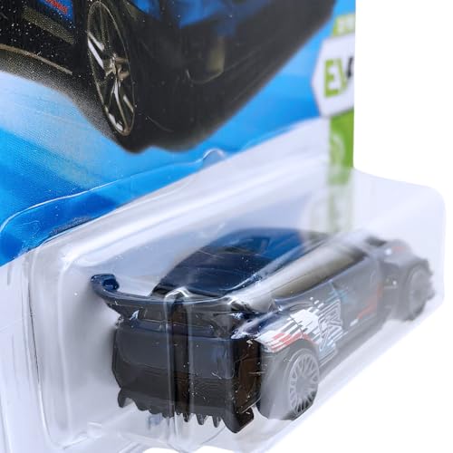 Image of Hot Wheels 1:64 Scale Ford Mustang Mach-E 1400 HW EV Ages 3 Years and Up 8 /250 (Blue)