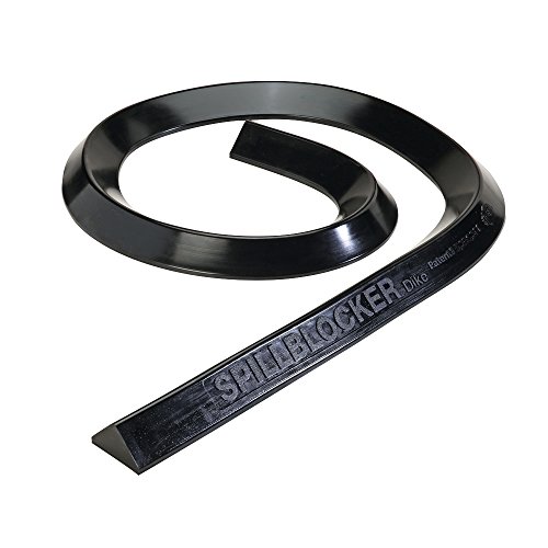 Image of PIG Spill Barrier Dike - 10'L x 4 inchW x 2.25 inchH - Black - PLR204-BK