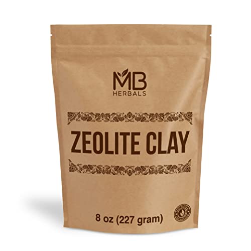 MB Herbals Zeolite Powder | Clinoptilolite | Ultrafine Zeolite Clay Powder for Face Packs | External Use Only