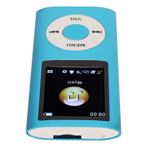 Music Player for Kids, Aluminum Alloy MP3 Player, Supports a Maximum Memory Capacity of up to 64GB Reproductor De Musica Running Music with a time of just 2 Hours for (Blue)