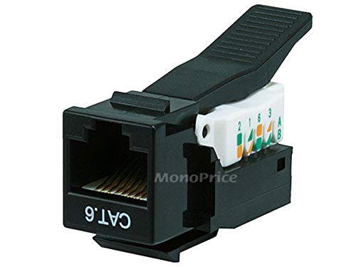Conector Keystone Cat5e Monoprice RJ-45 sin herramienta miniatura 3