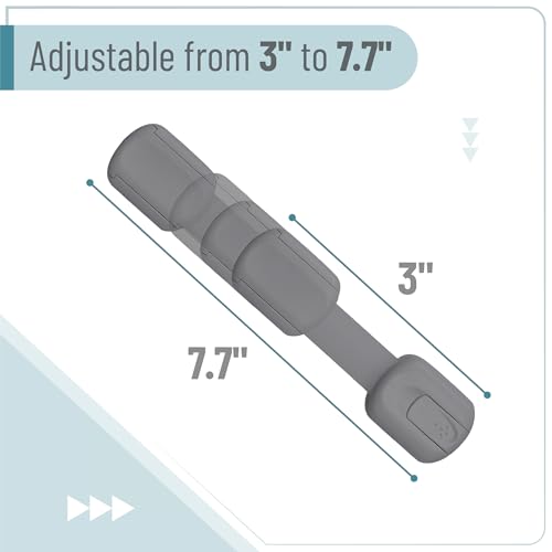Image of Bates- Child Safety Strap Locks, 12 Pack, Gray, Baby Cabinet Locks with Adjustable Strap Length