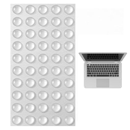 50 Pcs Clear Soft Close Pads,Self Adhesive Furniture Door Bumpers,Cupboard Door Stoppers Sticky Rubber Feet Bumper Pads Noise Reducer,Small Silicone Rubber Bumper Pads for Wall and Wooden Floor