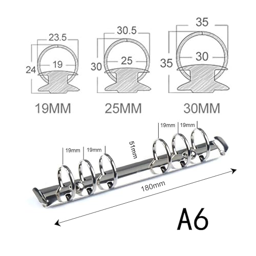 Mécanisme d'anneau A5 avec ouverture fluide et vis de fixation
