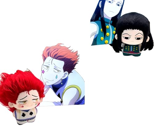 ハンター×ハンター ぬいぐるみ ヒソカ=モロウ イルミ=ゾルディック 10cm チビぬいぐるみ 人形 おもちゃ インテリア 周辺 置物 癒しグッズ 小物アクセサリー バッグ小物 プレゼント 贈り物 (10cm,イルミ)