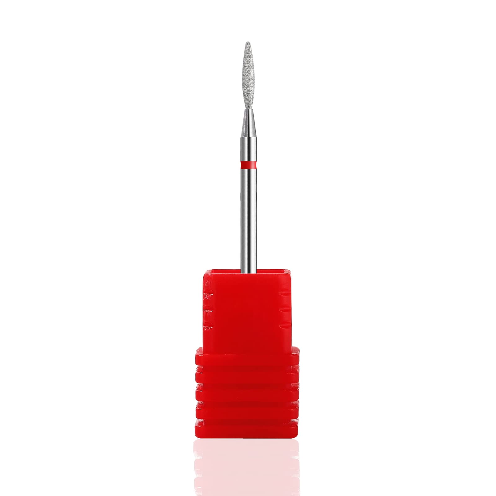 Cone Diamond Carbide Nail Drill Cuticle Cleaning Bit Electric Nail Art Replacement Burr Manicure File Tool Fine - 1.45