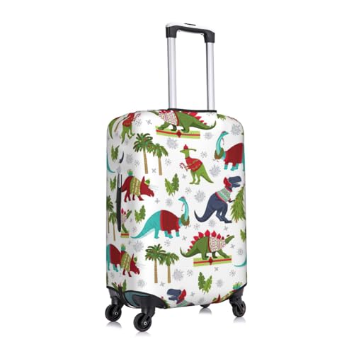 Colorful Dinosaurs Print Luggage Suitcase Cover Protector Luggage Washable Covers With Concealed Zipper3