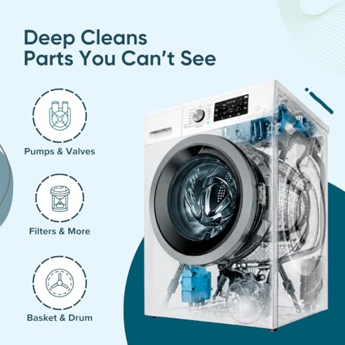Image of UrbanWipe Washing Machine Cleaner & Descaler Liquid (500ml) | Removes Limescale, Grime & Residue | For Top Load, Front Load And Semi Automatic Machines | Deep Drum Cleaning & Odor Removal Formula
