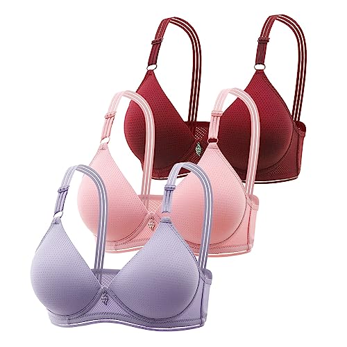 Soutien-gorge d'été sans armature bleu taille S lot de 3