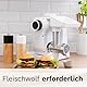 Bosch Fruchtpressenaufsatz MUZ45FV2, Aufsatz für Fleischwolf, zum Pressen von Beerenobst und Gemüse, passend für MUM 4, Serie 4 und 2, Schwarz