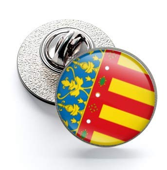 Pin de Solapa Magglass Bandera de Comunidad Valenciana 16mm