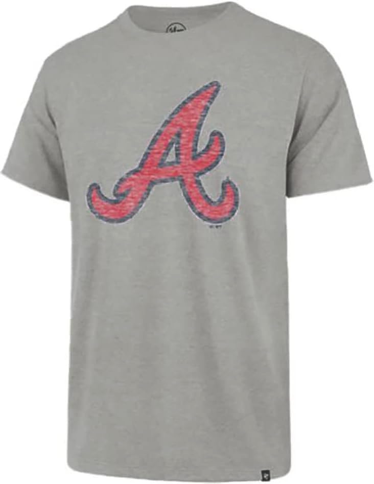 Image of 47 Men's MLB Unmatched Franklin Team Color Arched Wordmark Primary Logo Short Sleeve Baseball T-Shirt