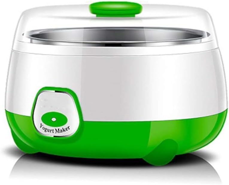 Plastic and Stainless Steel Automatic Traditional Yogurt Maker (Green, 900ml )