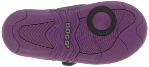 Bogs Baby Canvas Mid Stripe Sneaker (Toddler),Violet Multi, 9 M US Toddler4
