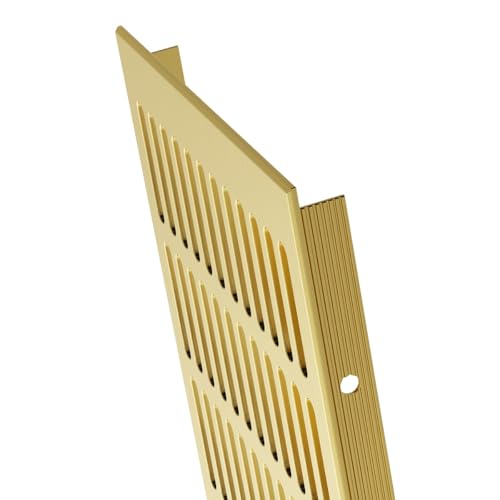 MS Beschläge ® Aluminium Ventilation Grille Sheet Heating Cover 150 mm x 200 mm Various Colours (Gold Anodised - F3) - Image 3