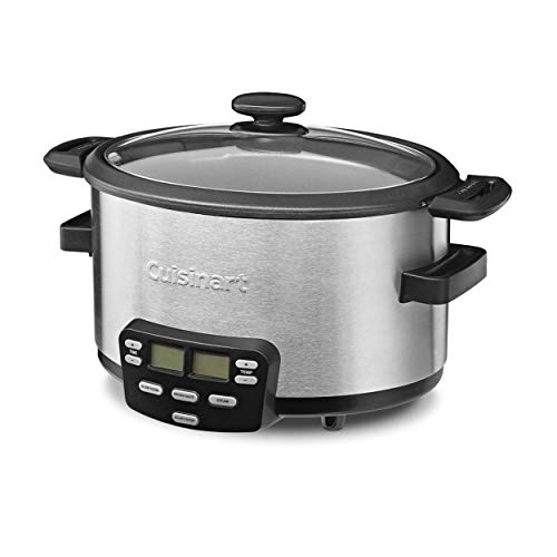 Cuisinart-MSC-400-3-In-1-Cook-Central-4-Quart-Multi-Cooker-Slow-Cooker-BrownSaute-Steamer-Silver Cuisinart MSC 400 3 In 1 Cook Central 4 Quart Multi Cooker Slow Cooker BrownSaute Steamer Silver