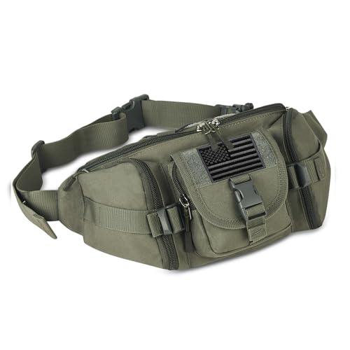 ArcEnCiel Tactical Fanny Pack — Water-Resistant Belt Bag with MOLLE System