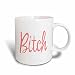 Produktbild 3dRose mug_32814_3 Bitch - Magic Transforming Tasse, Keramik, Mehrfarbig