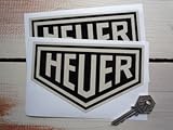 Heuer Plain Black & Beige Stickers タグホイ�