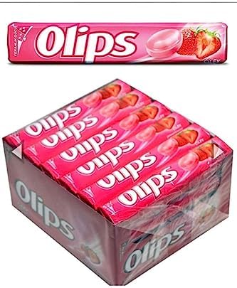 Olips Çilek Aromalı Şeker 28g — Amazon ürün görseli