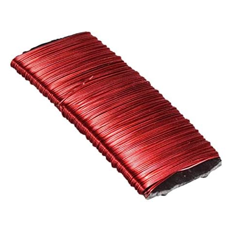Floral Garden Colored Floral Wire 26 Gauge 100 ft (30.48 m) (Red) Cover