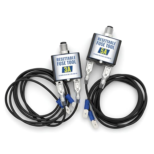 Fuse Tester for HVAC Systems, 3 Amp & 5 Amp Resettable Fuse...