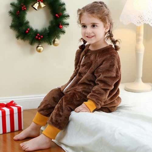 Image of MICHLEY Flannel Sleeping Sack,Baby Sleeping Bag Wearable Blankets 9M-6Y