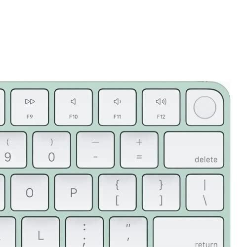 Image of Apple Magic Keyboard with Touch ID for Mac Models with Apple Silicon [Lightning Port] (QWERTY English) Green (Renewed)