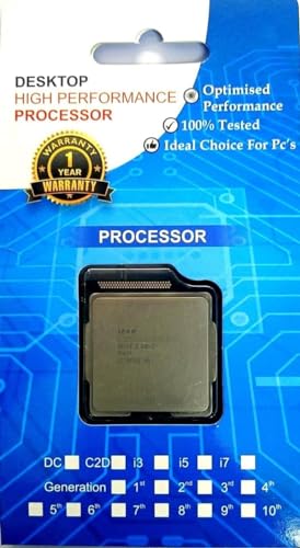 Image of CORE I5 4590 (4TH Generation) Processor 3.30 GHz LGA 1150 core 4 Thread 4 Socket Desktop Processor (Silver) AD Enterprises