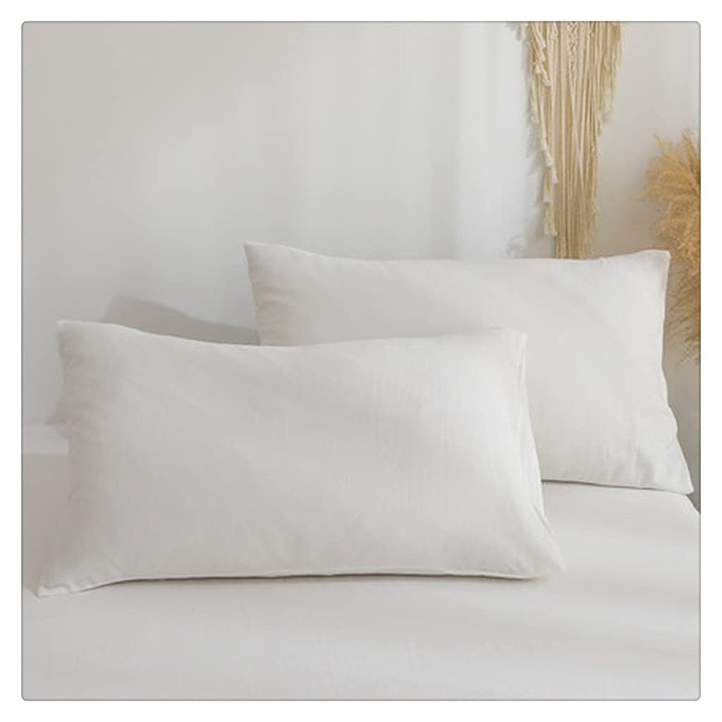 Minimalist Cotton Color Small Fresh Fashion Pillow Case Standard Size Household Bed Bedding(Style D)