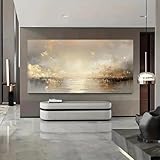 Photo Gallery zhadongli art grande stampa artistica astratta da parete con pittura a olio beige e dorata, poster, opera d arte per camera da letto, ufficio, arredamento 30x60 cm (12x24 pollici) senza cornice Photo Gallery zhadongli art grande stampa artistica astratta da parete con pittura a olio beige e dorata, poster, opera d arte per camera da letto, ufficio, arredamento 30x60 cm (12x24 pollici) senza cornice