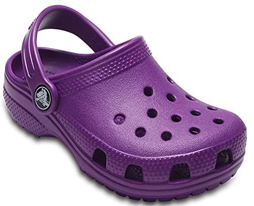 Image of Crocs Kids Unisex Ralen Fuschia Rubber Clogs and Mules