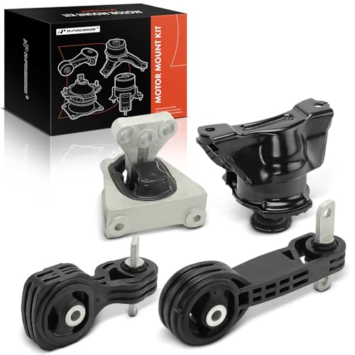 A-Premium 4PCS Engine Motor Mount Transmission Mount and Torque Strut Mount Set Compatible with Honda Civic 2006-2011 1.8L, Automatic Transmission, Replace# 50890SNAA81, 50890SNAA82