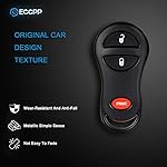 ECCPP 1X Keyless Entry Remote Key Fob Replacement for Jeep Cherokee Grand Cherokee for Dodge Dakota Durango Ram 1500/2500/3500 99-04 Key fob FCC 04686366 05014736 GQ43VT9T (315MHz) - Image 2